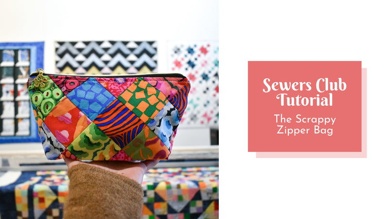 The Scrappy Zipper Bag - FREE Tutorial