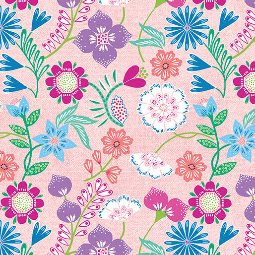 Blooming Denim - Blush Blooms