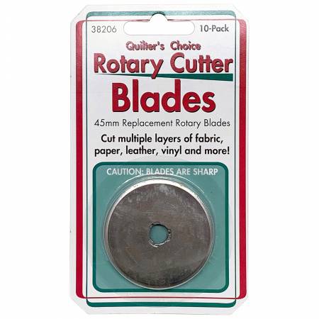 Quilter's Choice  45mm Rotary Blades 10 Pack