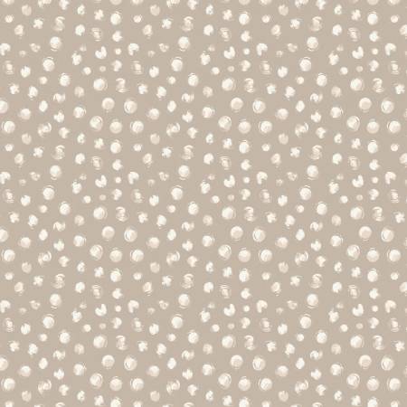 Sweet Lullaby - Beige Brushstroke Dots