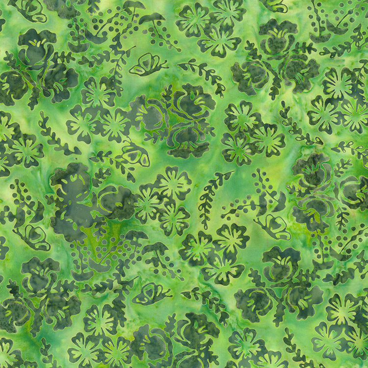 Secret Garden - Green Twist Floral