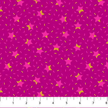 Party Time - Fuchsia Stars