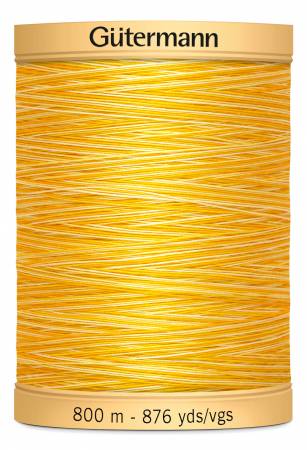 Gütermann Cotton Thread 50- 9918 Sunrise Sunset Yellow 800 Meters