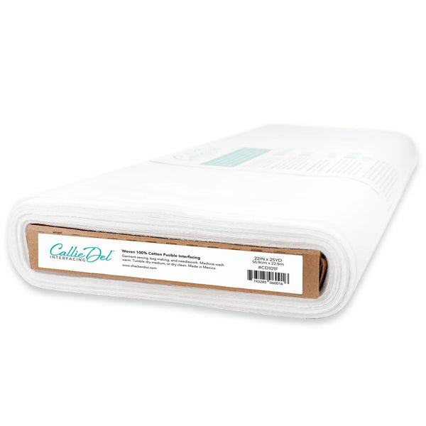Callie Del Woven 100% Cotton Fusible Interfacing