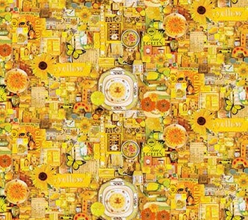 Color Collage - Yellow