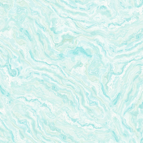 Tranquil Waters - Pale Turquoise Wave Texture