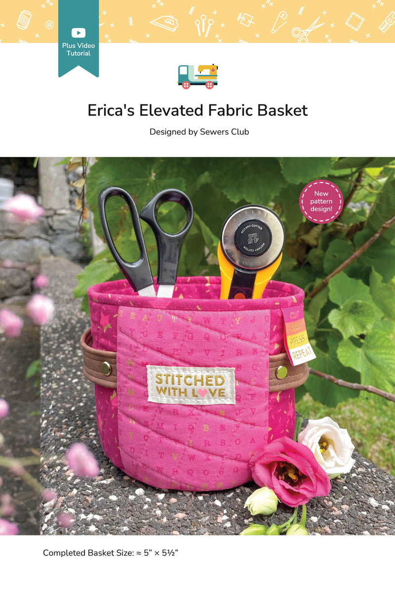 Erica's Elevated Fabric Basket Pattern