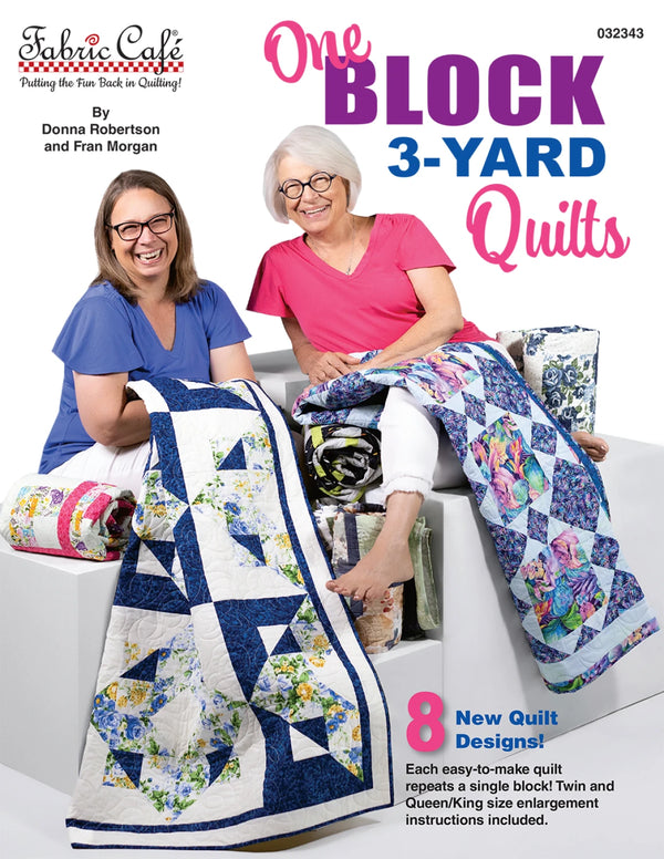 Fabric Cafe One Block 3 - Yard Quilts