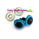 18mm Blue Toy Eyes - Package with 5 Pairs