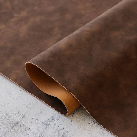 Cedar Rugged Faux Leather - 1/2 Yard