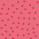 Quilty Little Christmas - Red Candy Cane Hearts