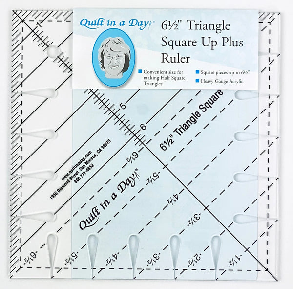 Quilt In A Day 9 1/2" Triangle Square Up Plus Ruler