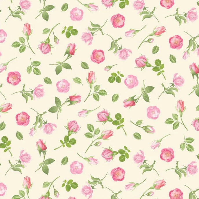 Belle Fleur - Cream Mini Floral