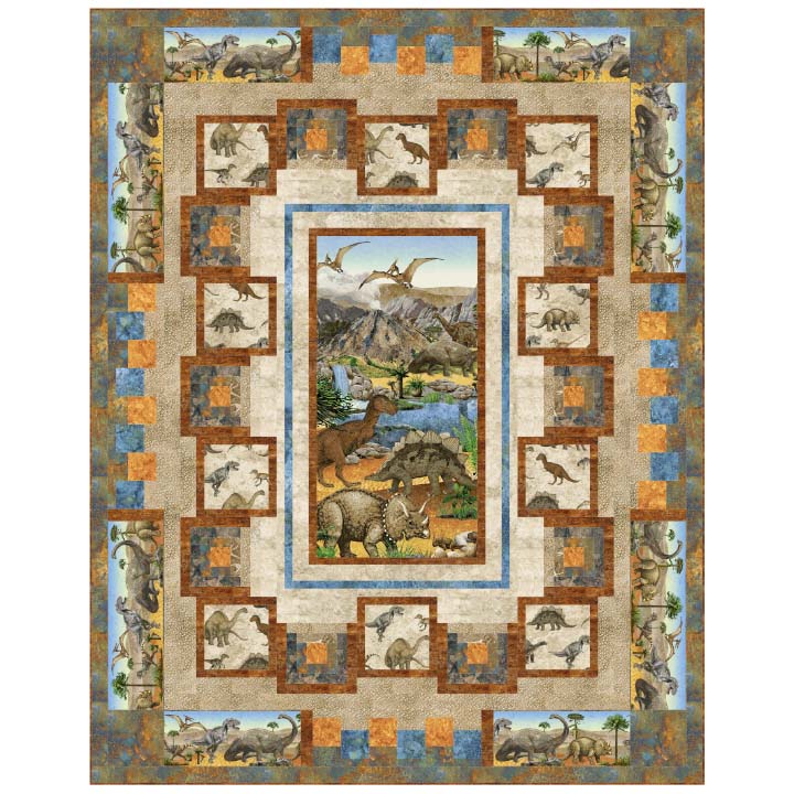 Dinosaur Days Quilt Pattern