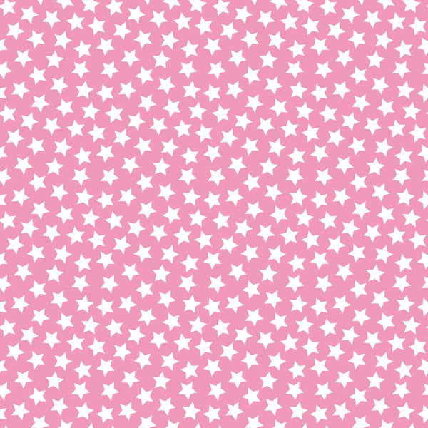 Emma & Mila - Stars Light Pink Flannel