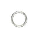 3/4" Nickle Plated Solid Ring - 2 Rings