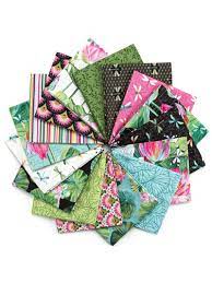 Water Lilies Fat Quarter Bundle - 16 pieces