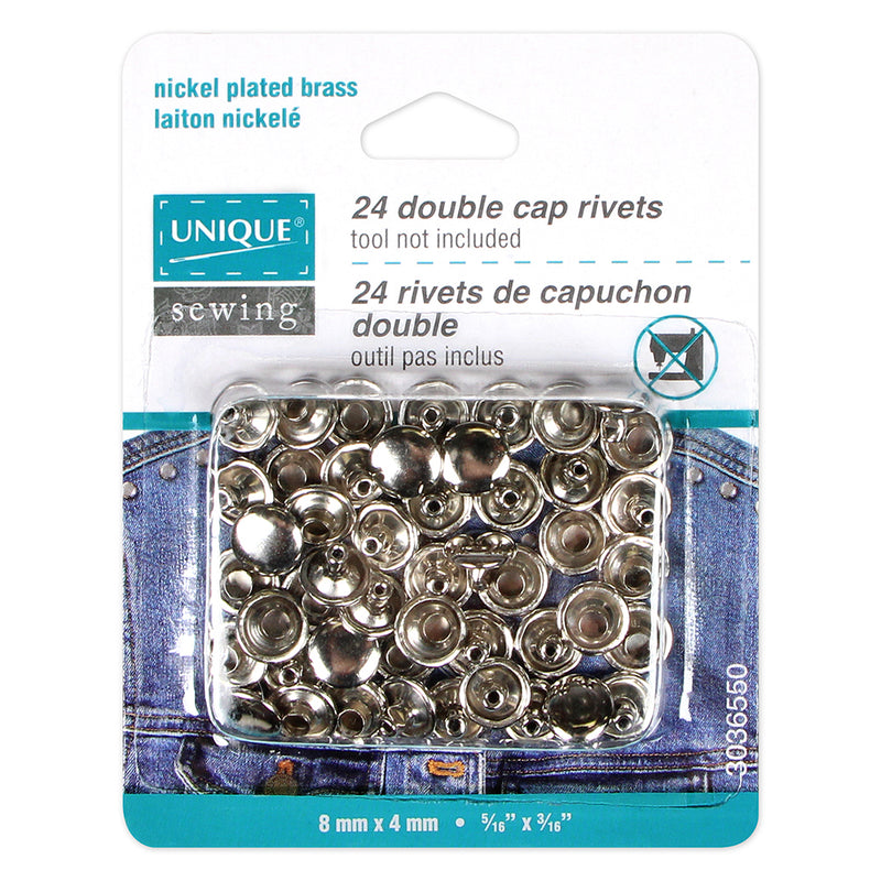 Unique 24 Double Cap Rivets