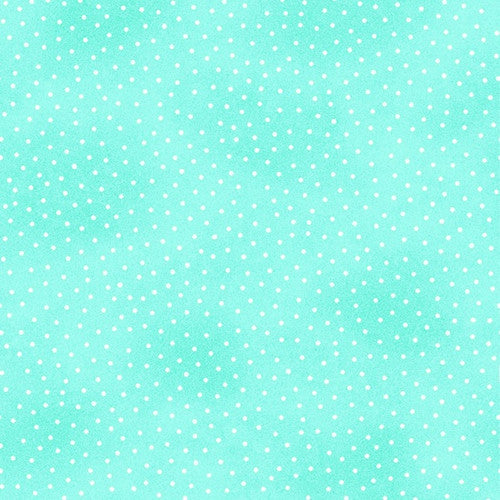 Comfy Prints Flannel - Mint Dots