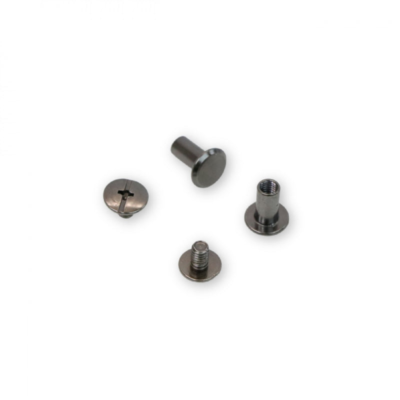 12 Large Chicago Screws 10mm Gunmetal